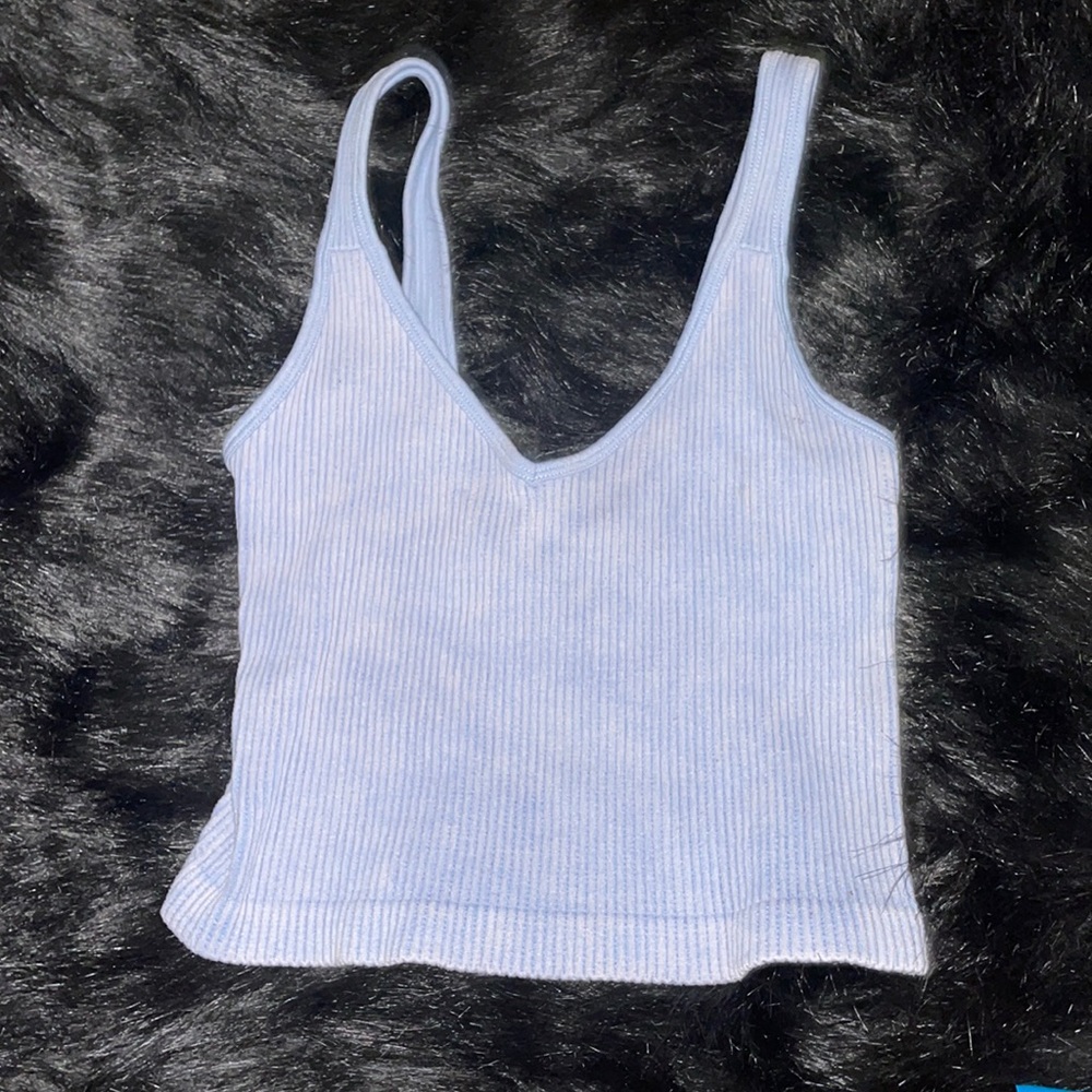 Blue tank top